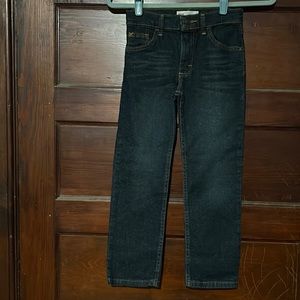 Wrangler. Jeans. Straight fit. Boys. Adjustable waist. Size 7 regular.